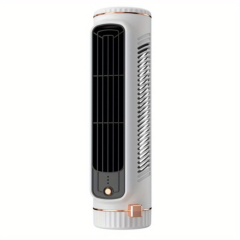 Quiet 3-Speed Portable Fan - USB Rechargeable with 8-Hour Cool Airflow
