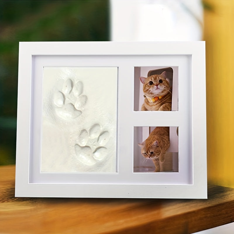 Ultimate Dog Or Cat Pet Pawprint Keepsake Kit & Picture Frame