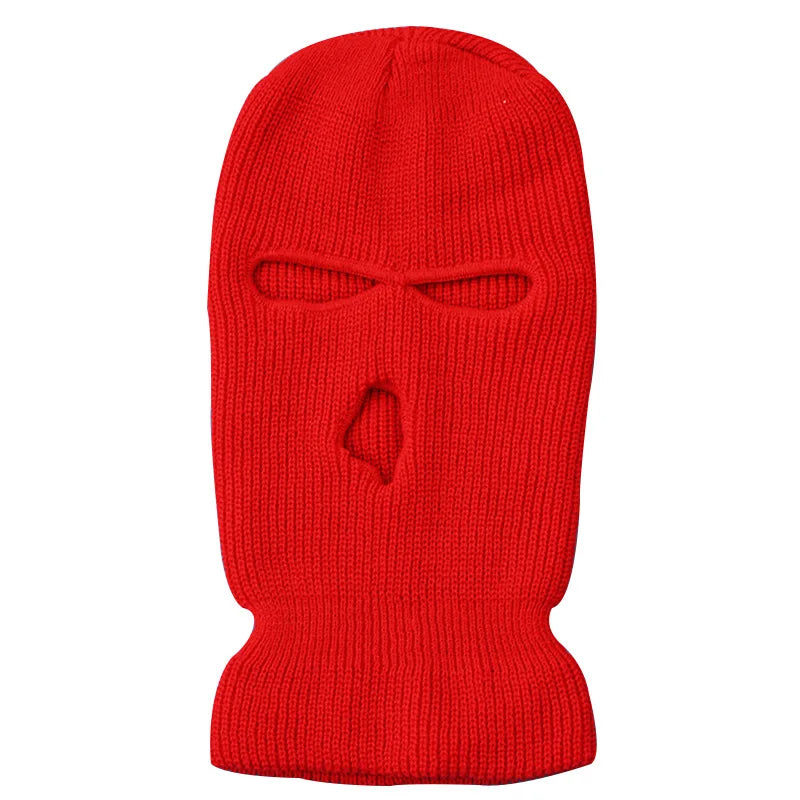 Army Tactical Mask 3 Hole Full Face Mask Ski Mask Winter Cap Balaclava Motorbike Motorcycle Helmet Full Helmet