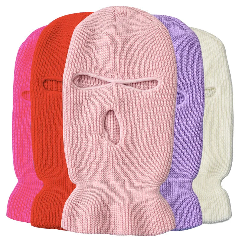 Army Tactical Mask 3 Hole Full Face Mask Ski Mask Winter Cap Balaclava Motorbike Motorcycle Helmet Full Helmet