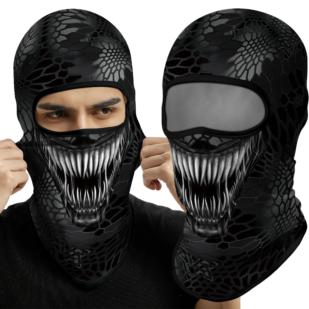 Skull BalaclavaFull Face Mask Neck Cover