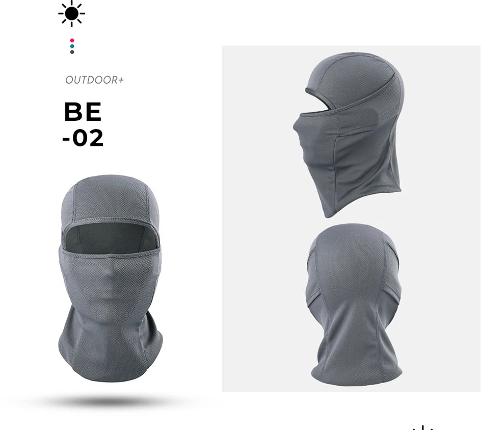Tactical Windproof Balaclava for Bicycle Riding, Full Cover, Outdoor Hunting, Hiking Head, Warm Shield, Ski Scarf
