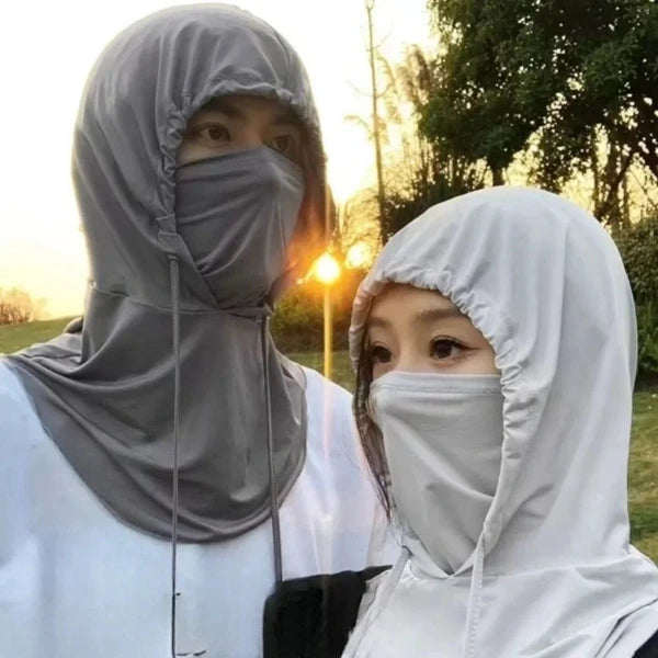 Balaclava Face Mask Sun/UV Protection Breathable Long Neck Covers for Hooded Sun Hat Mask