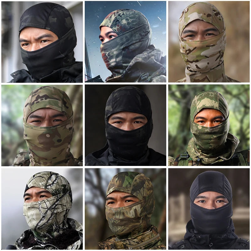 Balaclava Full Face Mask Hat Hunting Bicycle Cycling Bandana Neck Sunprotect Insect Proof Breathable
