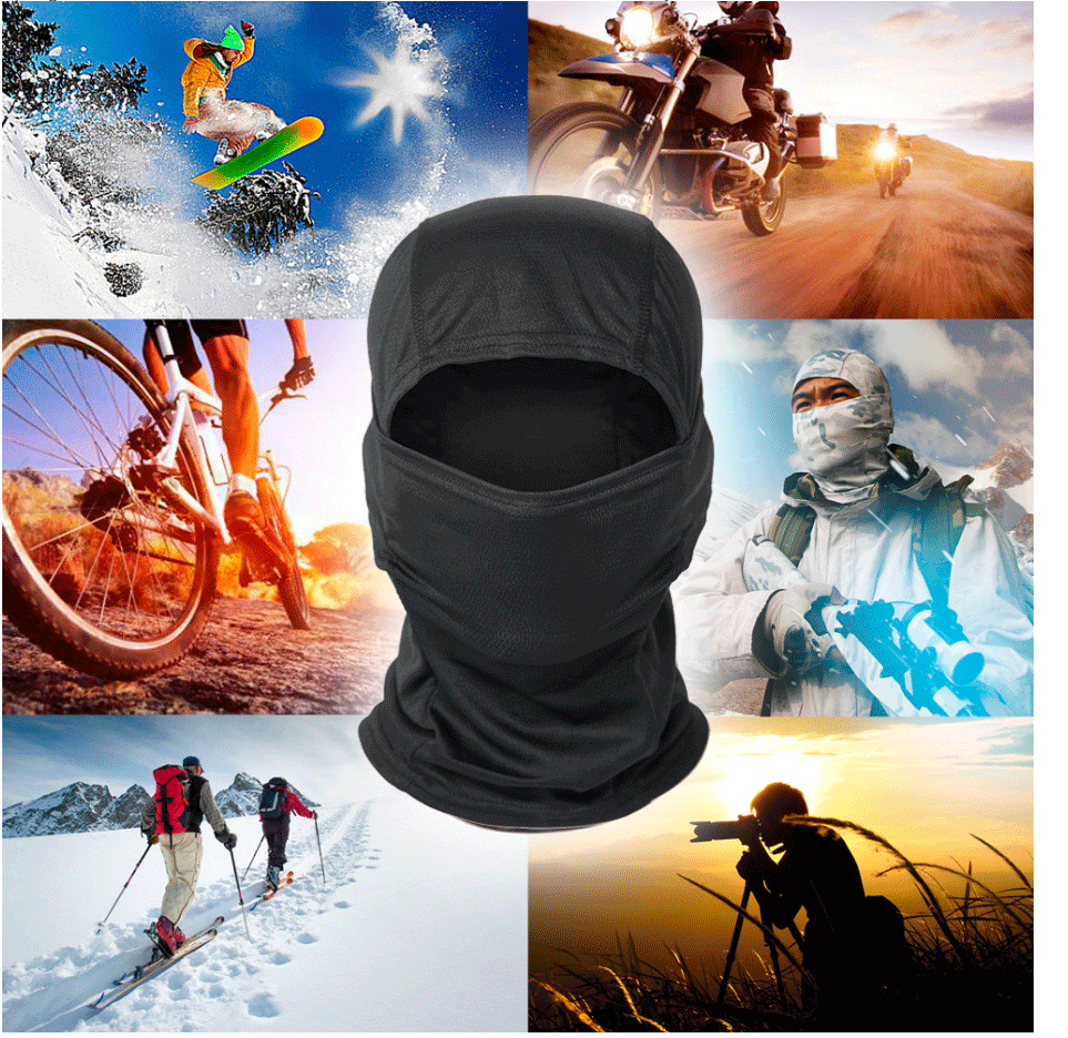 Tactical Windproof Balaclava for Bicycle Riding, Full Cover, Outdoor Hunting, Hiking Head, Warm Shield, Ski Scarf