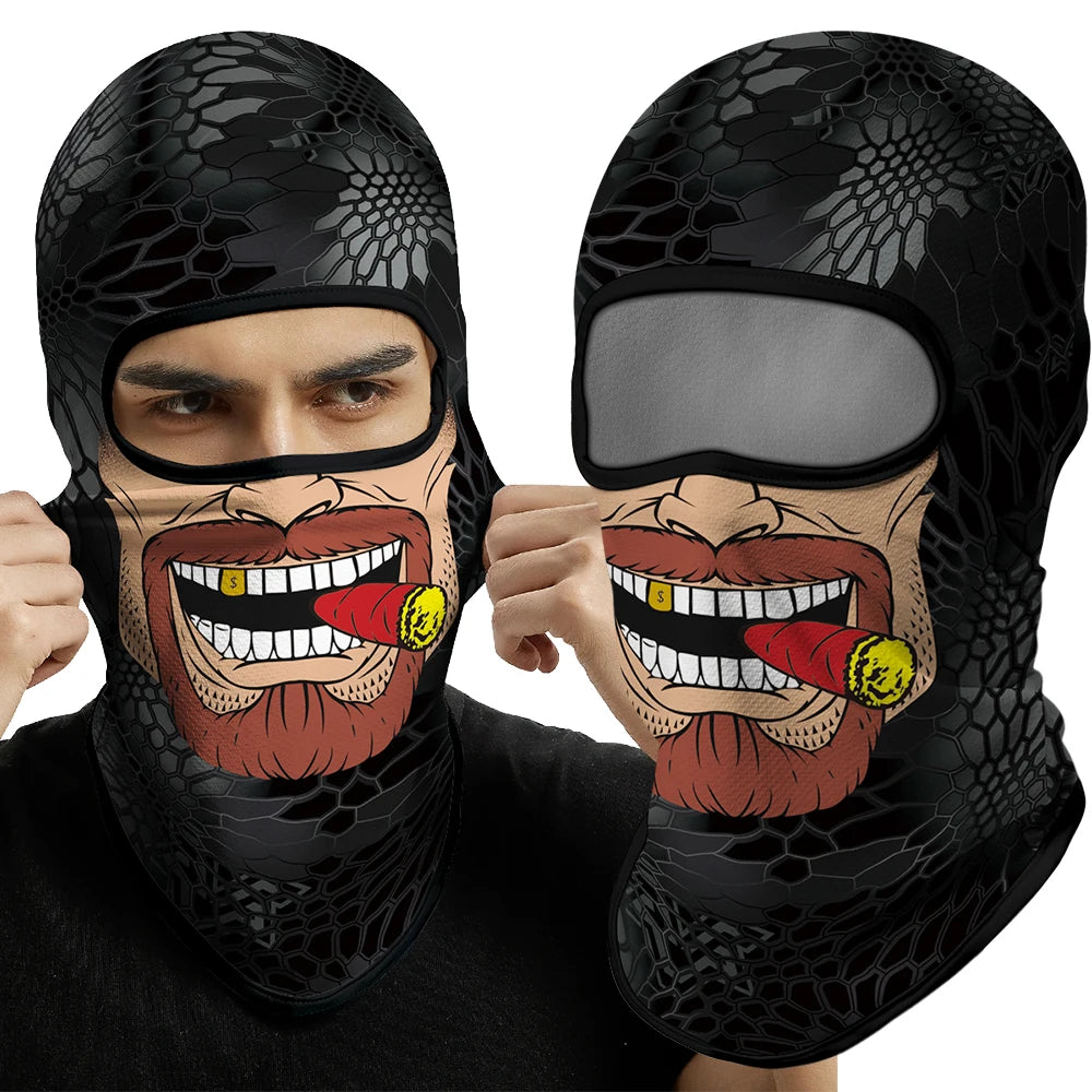 Skull BalaclavaFull Face Mask Neck Cover