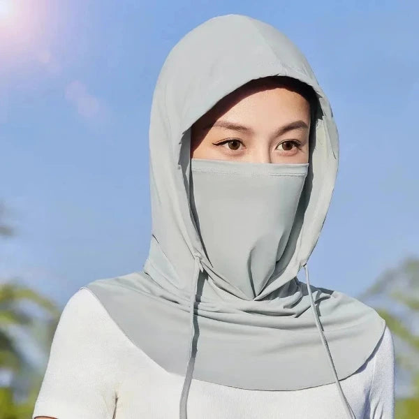 Balaclava Face Mask Sun/UV Protection Breathable Long Neck Covers for Hooded Sun Hat Mask