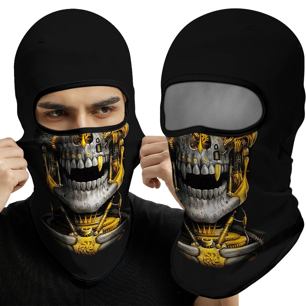 Skull BalaclavaFull Face Mask Neck Cover