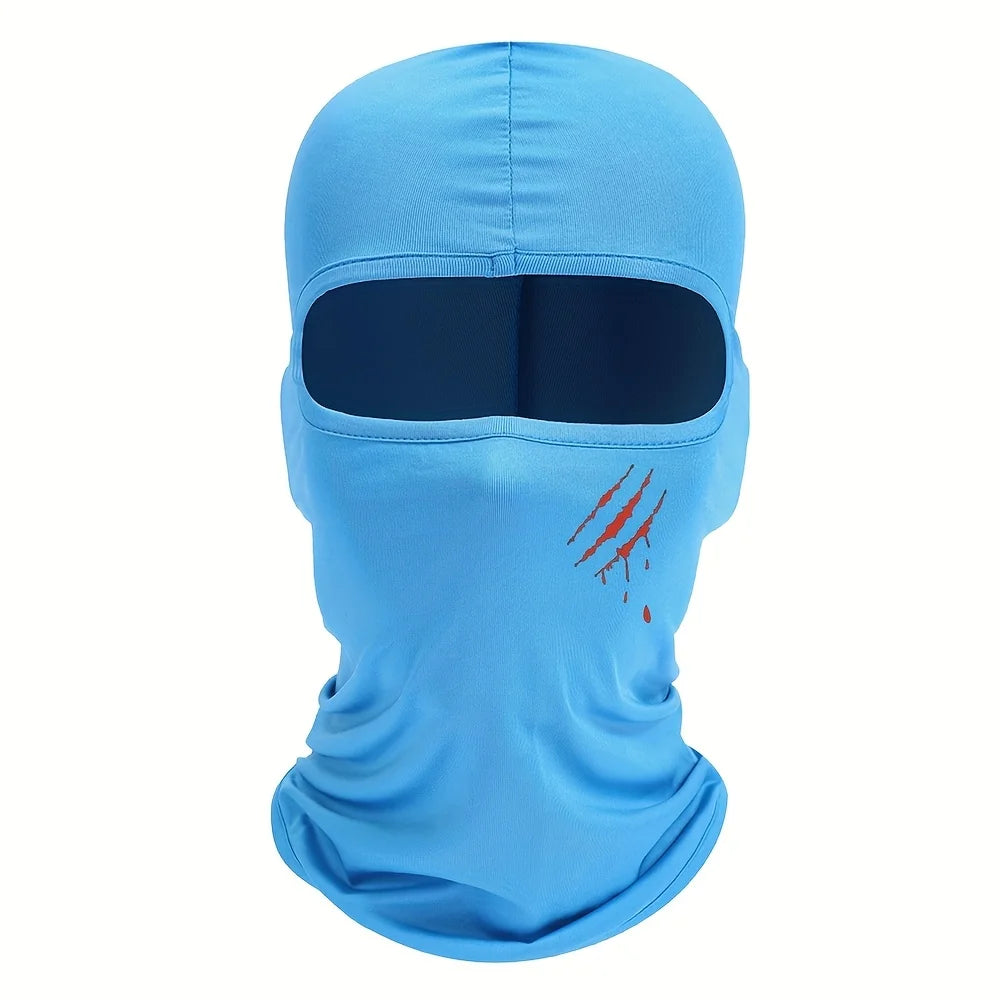 Balaclava Face Mask for Men and Women Outdoor Cycling Skiing Face Mask Breathable, Windproof, Sunscreen, Claw Print Design