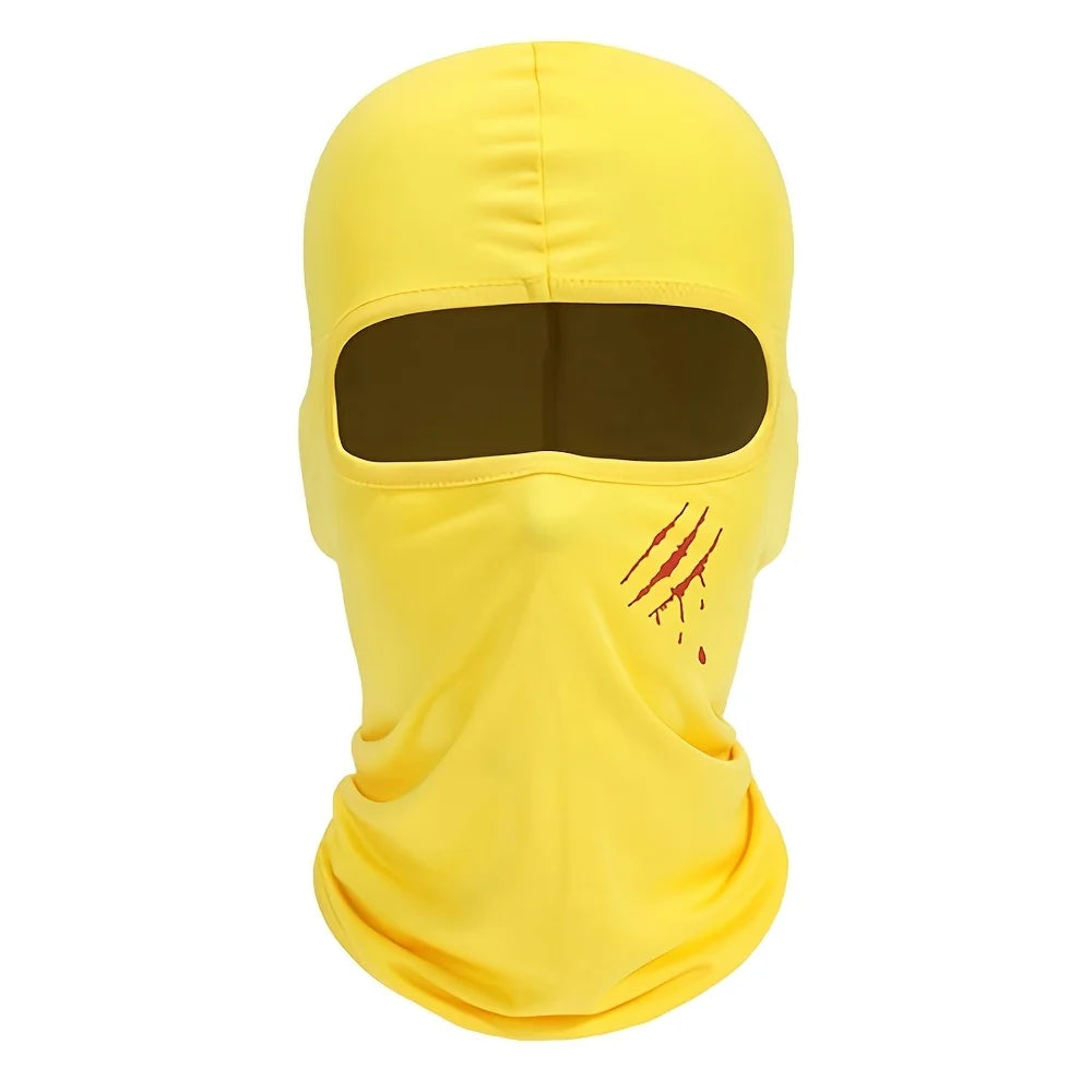 Balaclava Face Mask for Men and Women Outdoor Cycling Skiing Face Mask Breathable, Windproof, Sunscreen, Claw Print Design