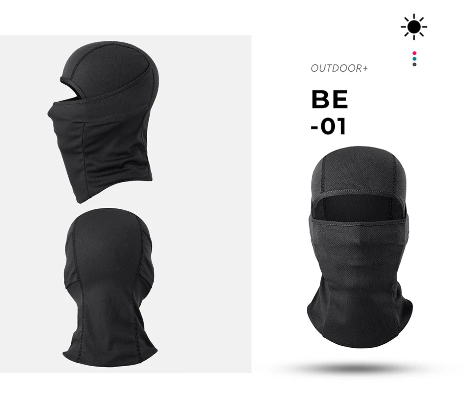 Tactical Windproof Balaclava for Bicycle Riding, Full Cover, Outdoor Hunting, Hiking Head, Warm Shield, Ski Scarf