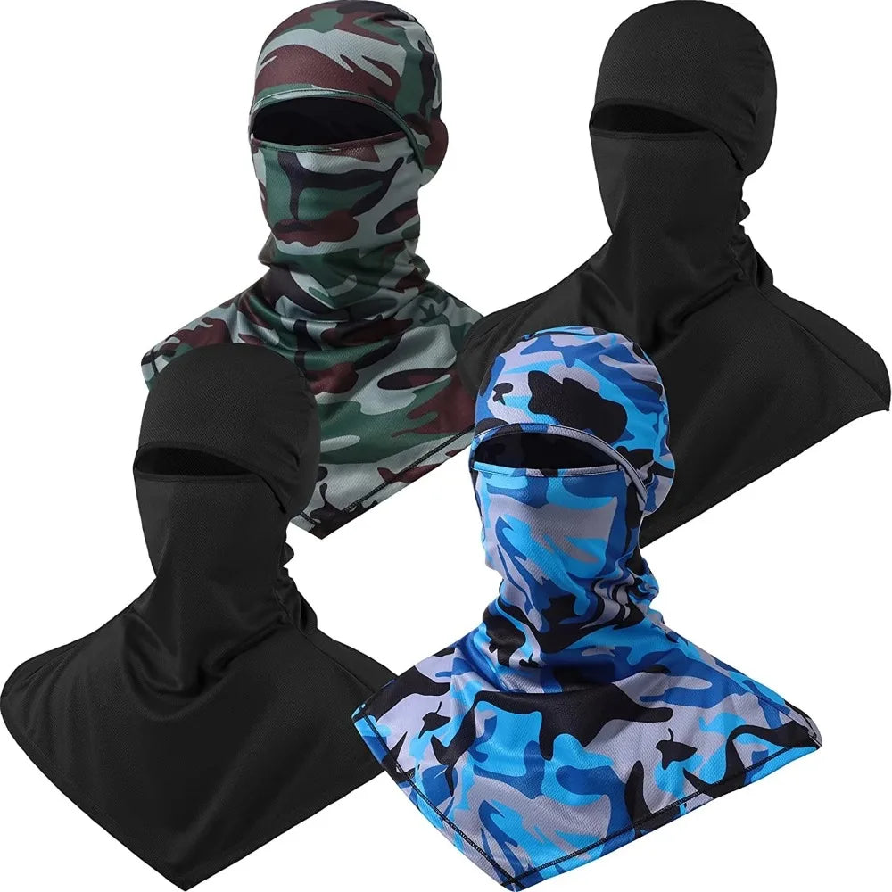 Balaclava Men Women Face Mask Sun/UV Protection Breathable Long Neck Covers for Cycling Motorcycle Fishing Skiing Snowboarding