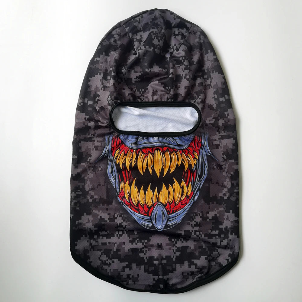 Skull BalaclavaFull Face Mask Neck Cover