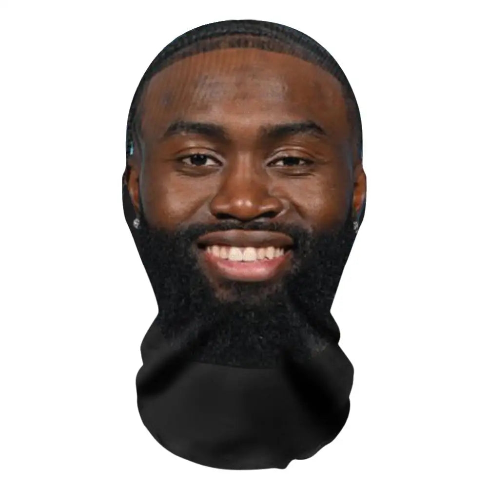 Balaclava Hat 3D Mask Facial Performance Parody Prank Headgear Seamless Kanye Face Mask NBA League Star Hop Hood Dropshipping