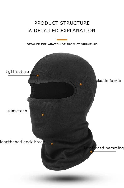 Balaclava Dustproof Face Cover Sun Protection Hood Ski Mask