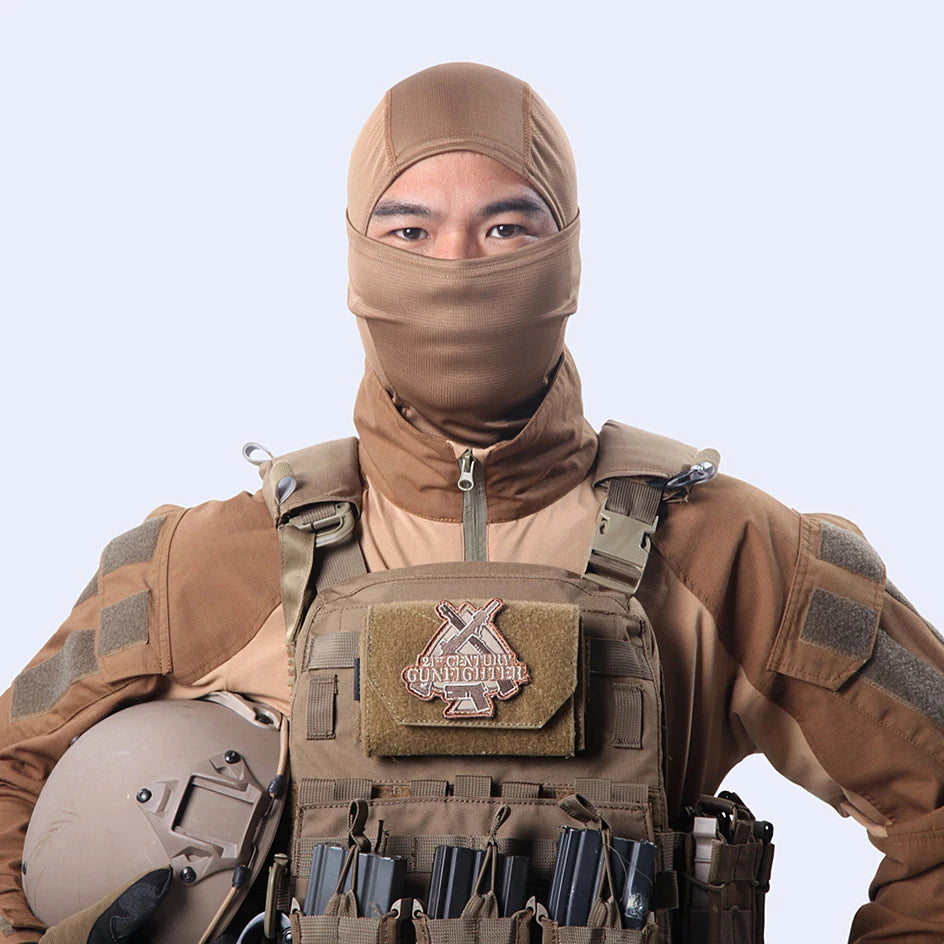 Tactical Windproof Balaclava for Bicycle Riding, Full Cover, Outdoor Hunting, Hiking Head, Warm Shield, Ski Scarf
