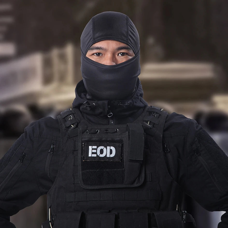 Tactical Windproof Balaclava for Bicycle Riding, Full Cover, Outdoor Hunting, Hiking Head, Warm Shield, Ski Scarf