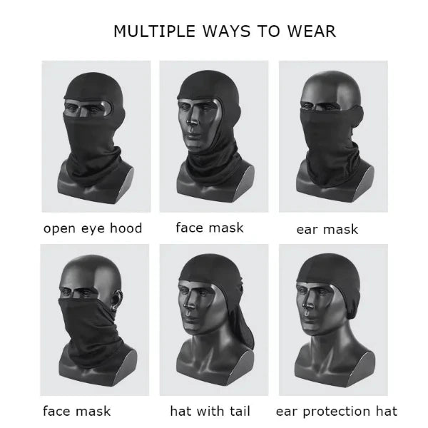 Balaclava Dustproof Face Cover Sun Protection Hood Ski Mask