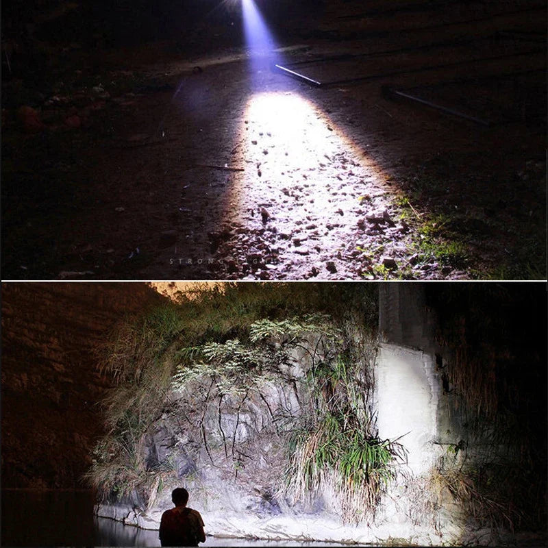 Powerful light flashlight
