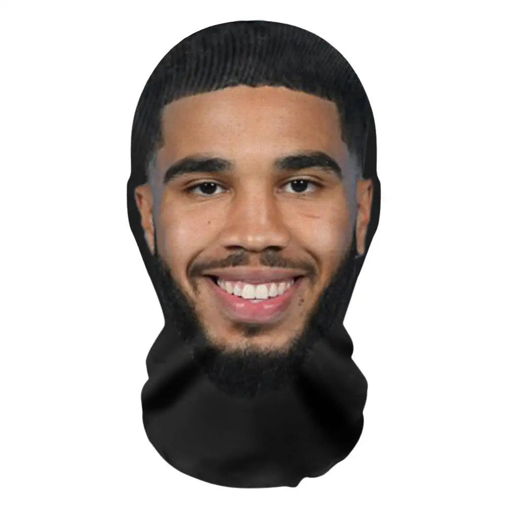 Balaclava Hat 3D Mask Facial Performance Parody Prank Headgear Seamless Kanye Face Mask NBA League Star Hop Hood Dropshipping