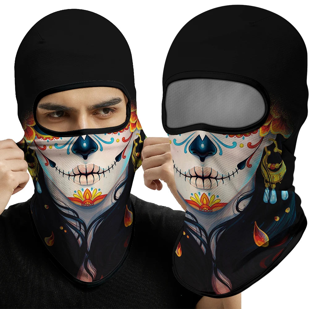 Skull BalaclavaFull Face Mask Neck Cover