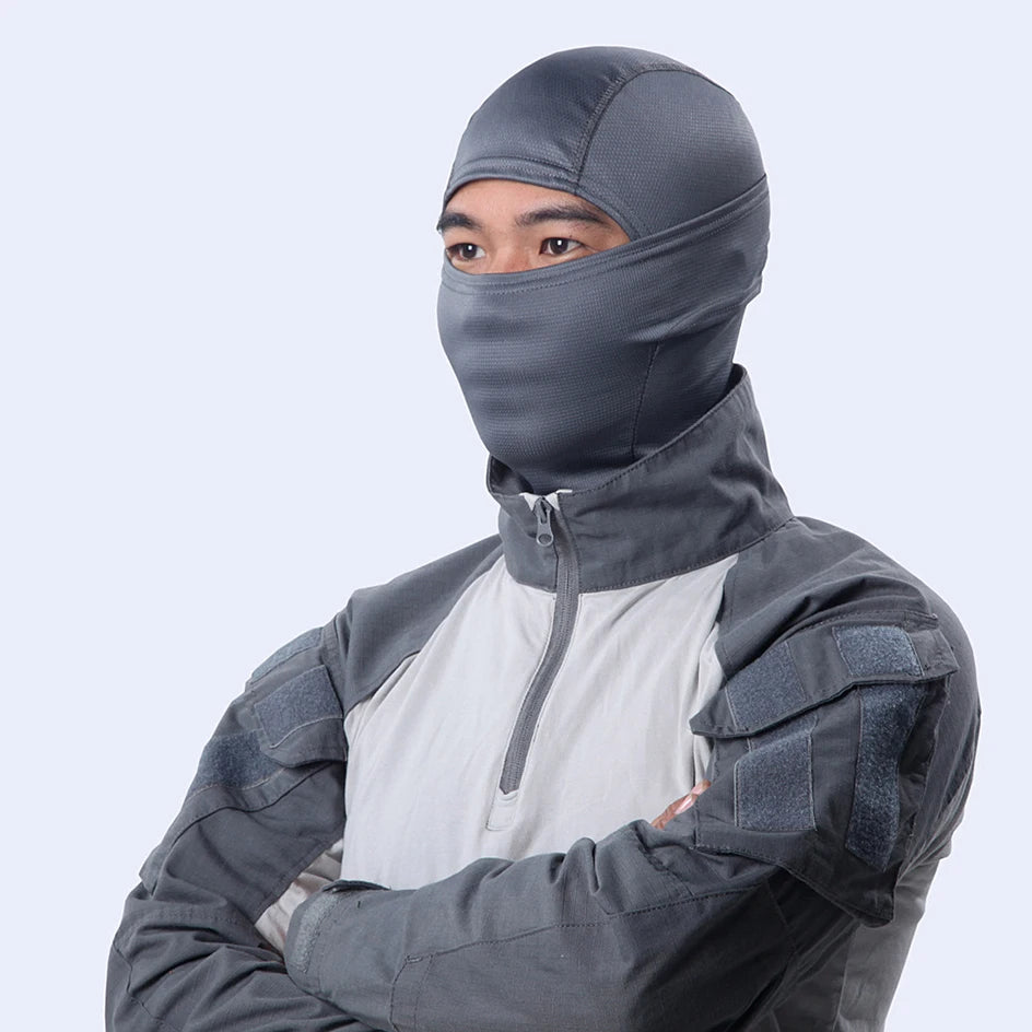 Tactical Windproof Balaclava for Bicycle Riding, Full Cover, Outdoor Hunting, Hiking Head, Warm Shield, Ski Scarf