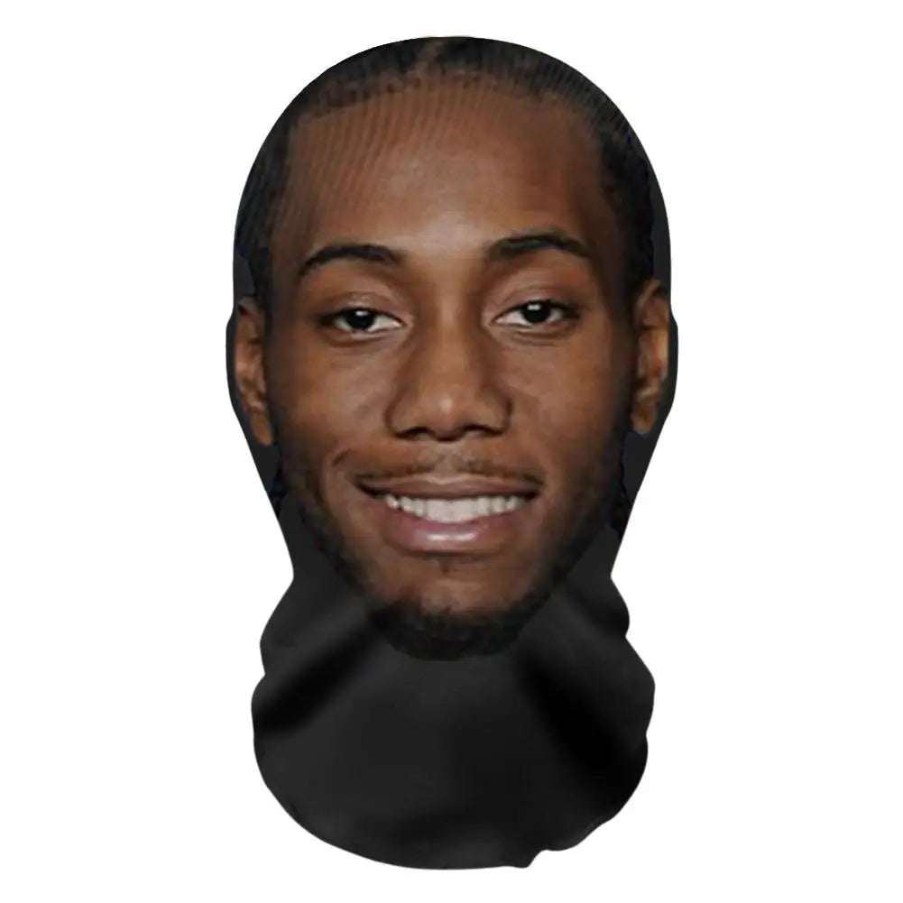 Balaclava Hat 3D Mask Facial Performance Parody Prank Headgear Seamless Kanye Face Mask NBA League Star Hop Hood Dropshipping