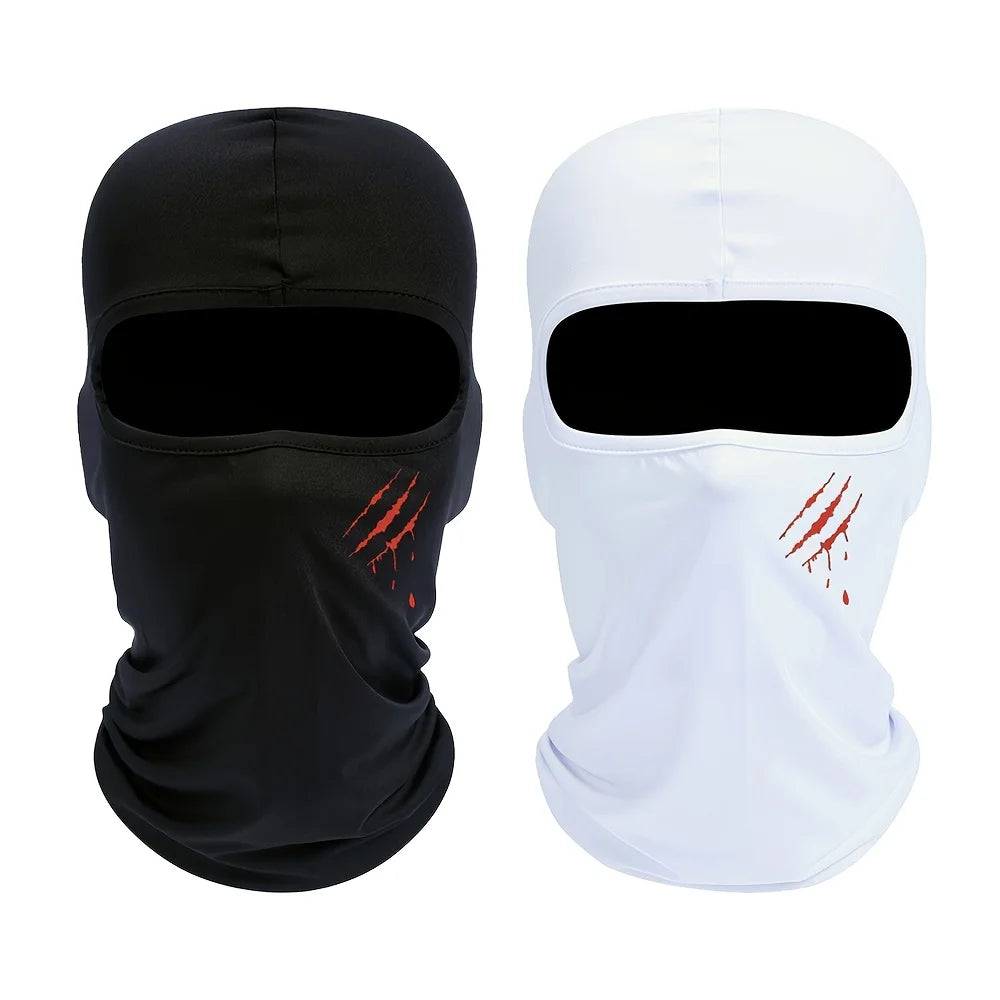 Balaclava Face Mask for Men and Women Outdoor Cycling Skiing Face Mask Breathable, Windproof, Sunscreen, Claw Print Design