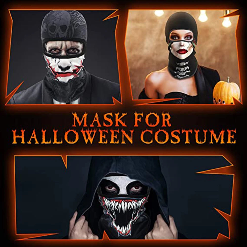 Skull BalaclavaFull Face Mask Neck Cover