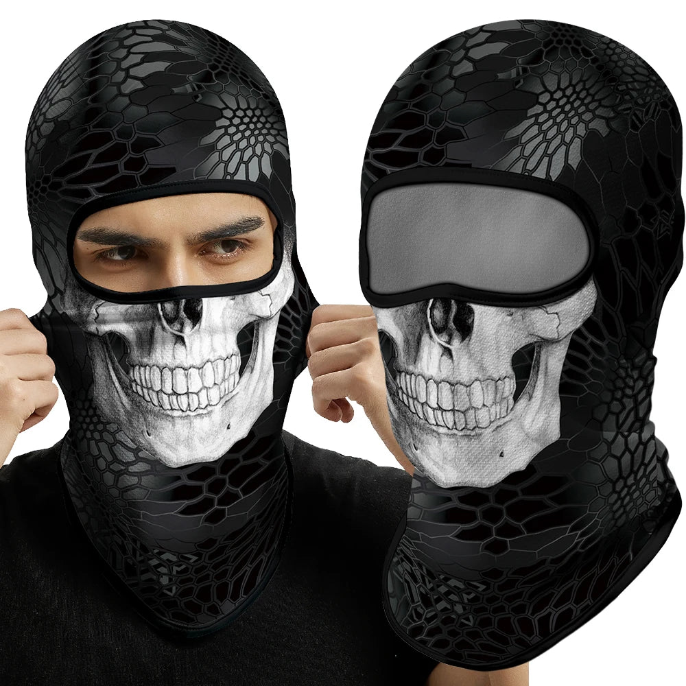 Skull BalaclavaFull Face Mask Neck Cover