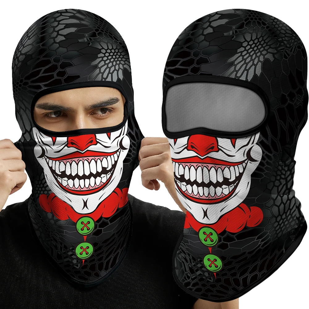 Skull BalaclavaFull Face Mask Neck Cover