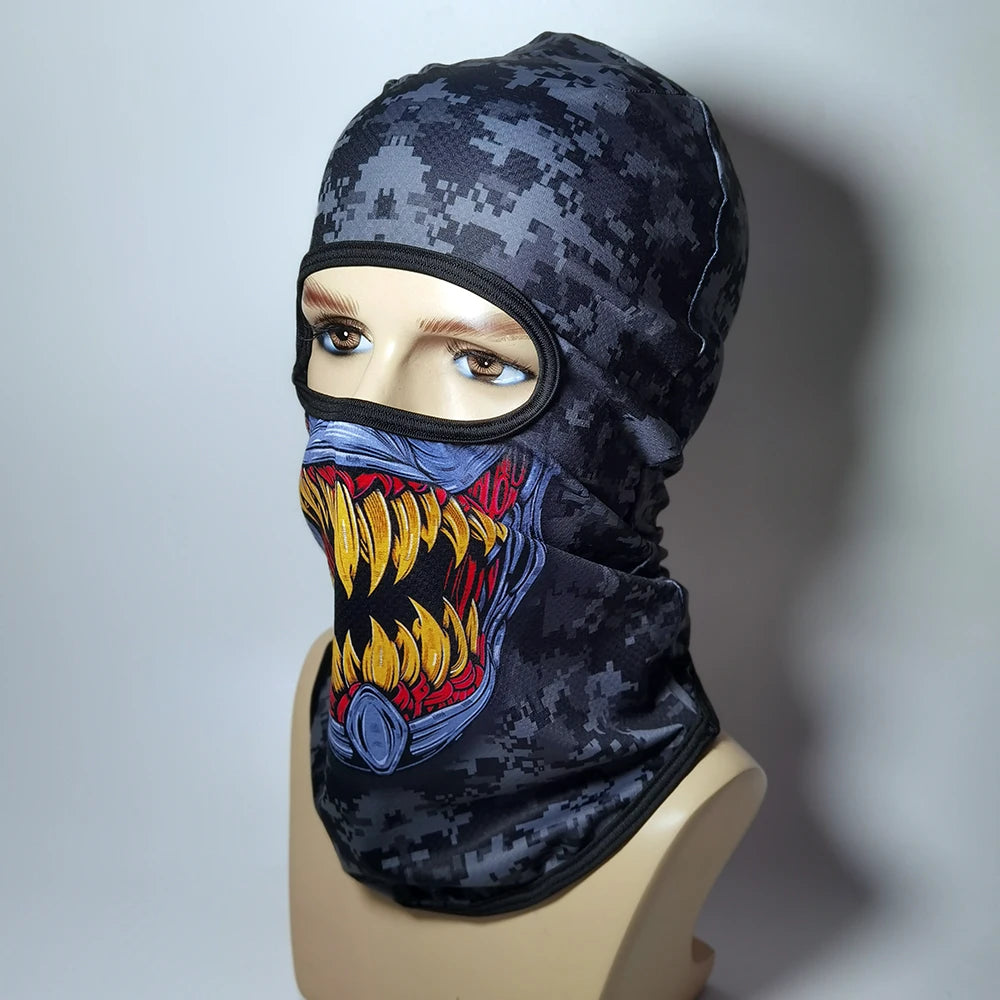 Skull BalaclavaFull Face Mask Neck Cover