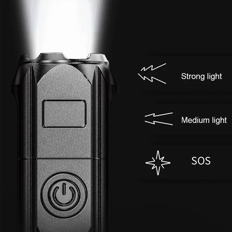 Powerful light flashlight