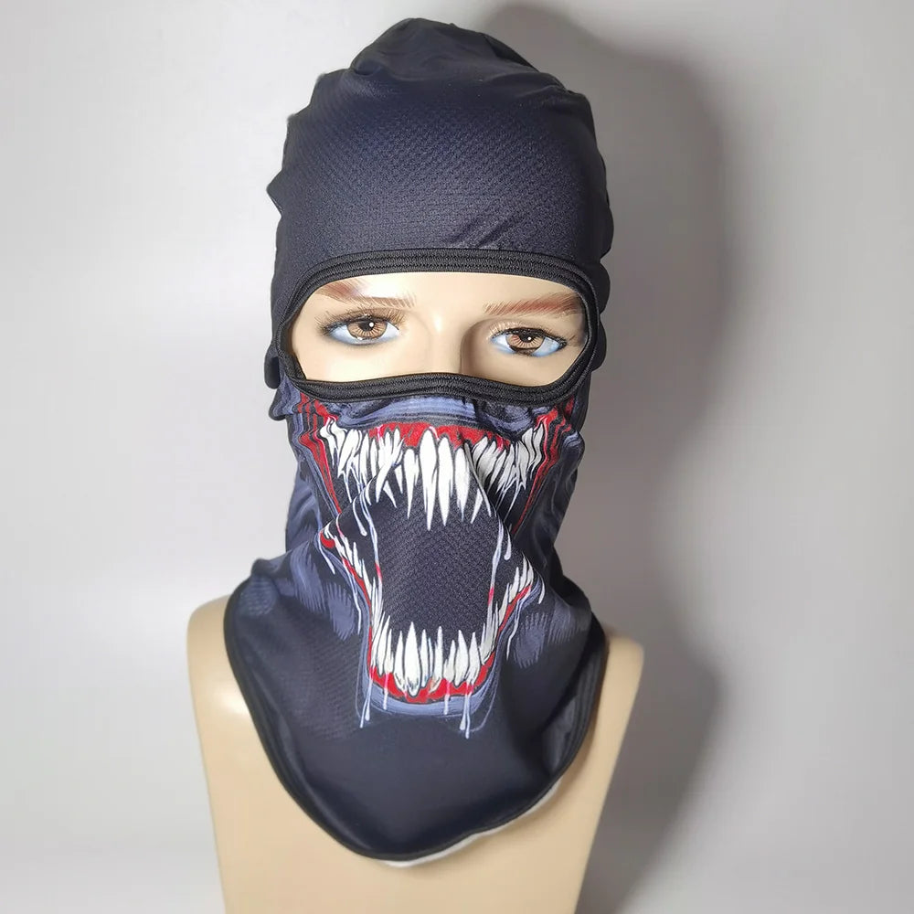 Skull BalaclavaFull Face Mask Neck Cover