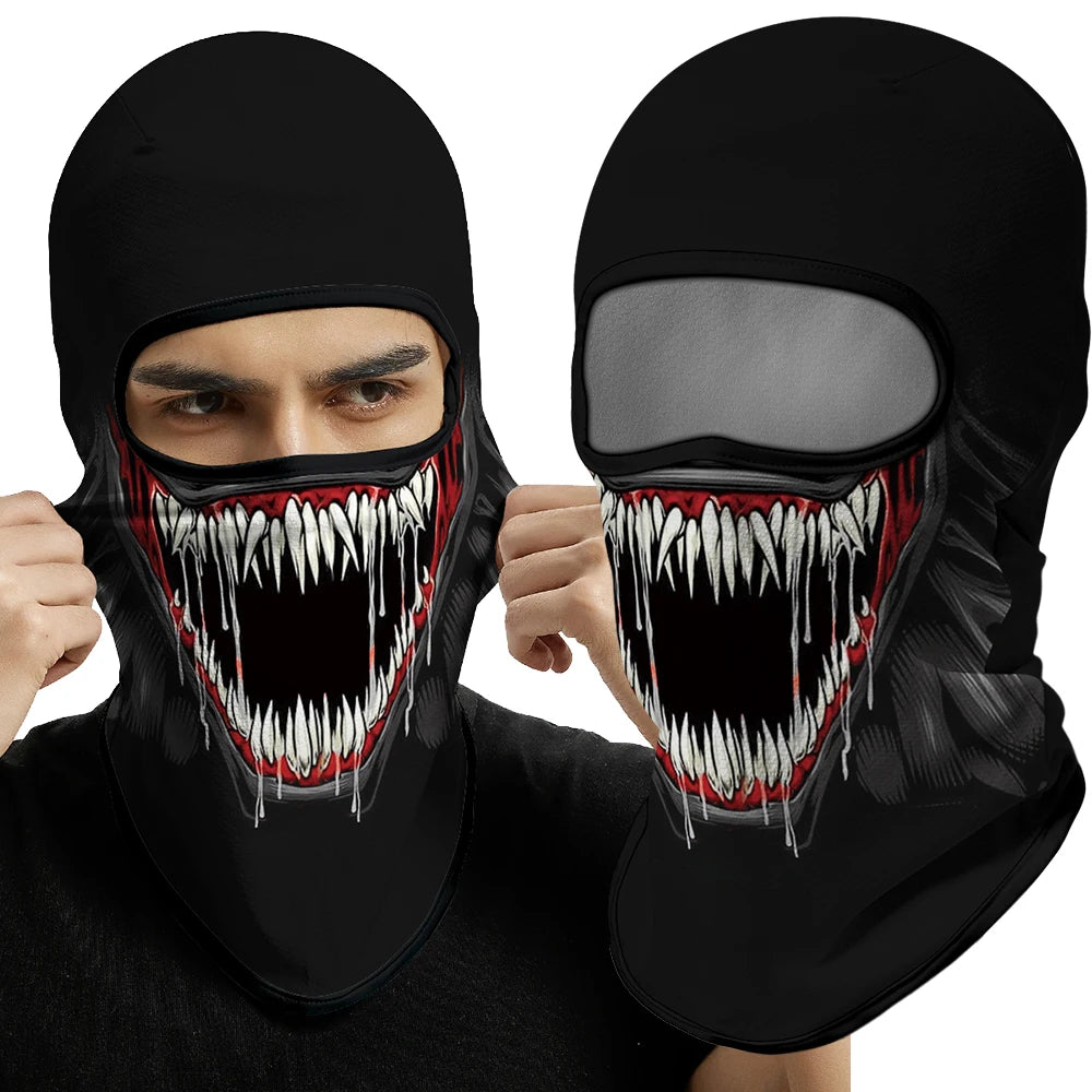 Skull BalaclavaFull Face Mask Neck Cover
