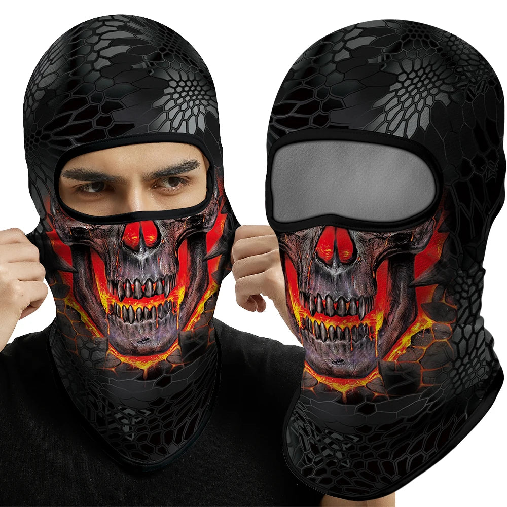 Skull BalaclavaFull Face Mask Neck Cover