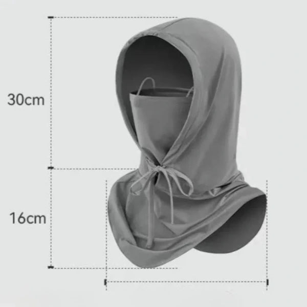 Balaclava Face Mask Sun/UV Protection Breathable Long Neck Covers for Hooded Sun Hat Mask