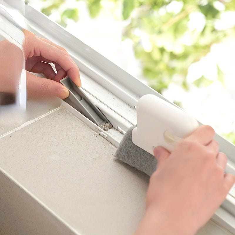 1pc Premium 2-in-1 Window Slot Cleaning Master